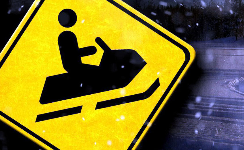 Milford man, child seriously injured when snowmobile crashes into large